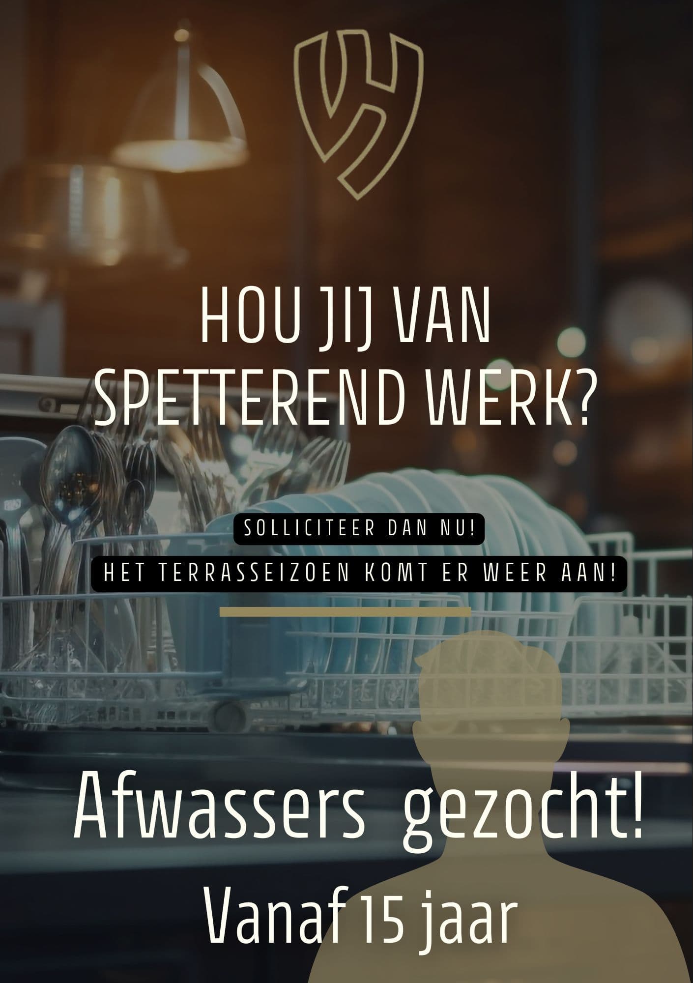 Advertentie: de Vèssumse Hoeve zoekt afwassers